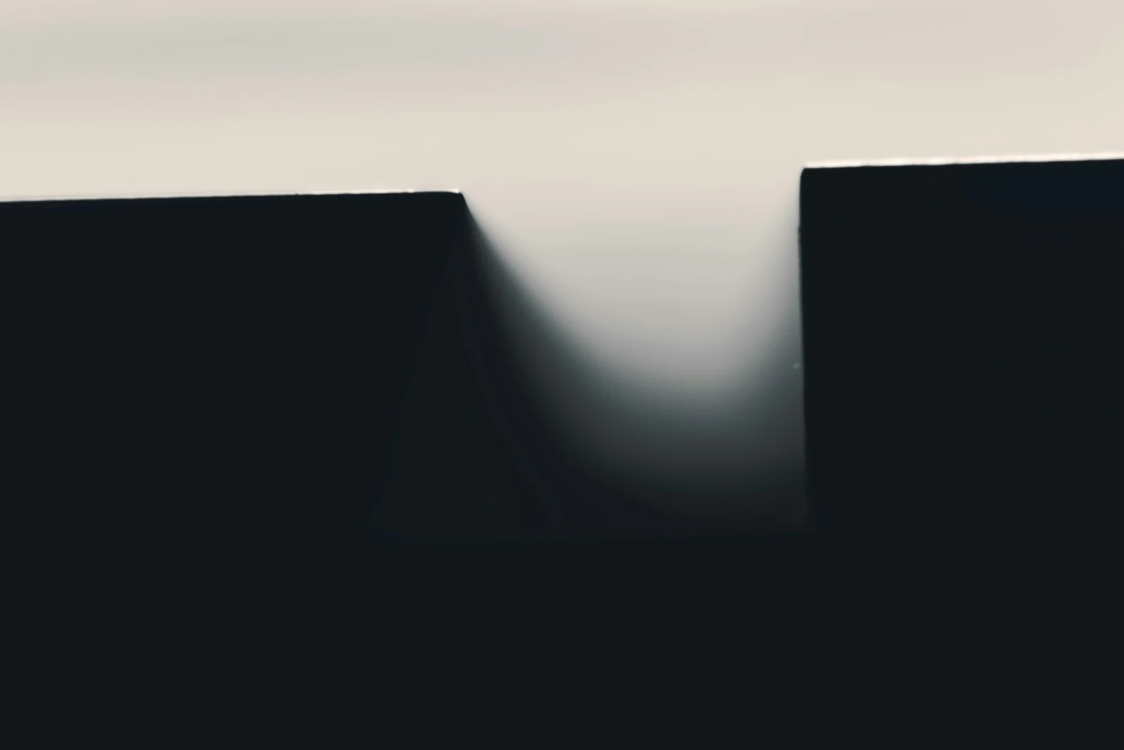 Light falling through a window into a dark room