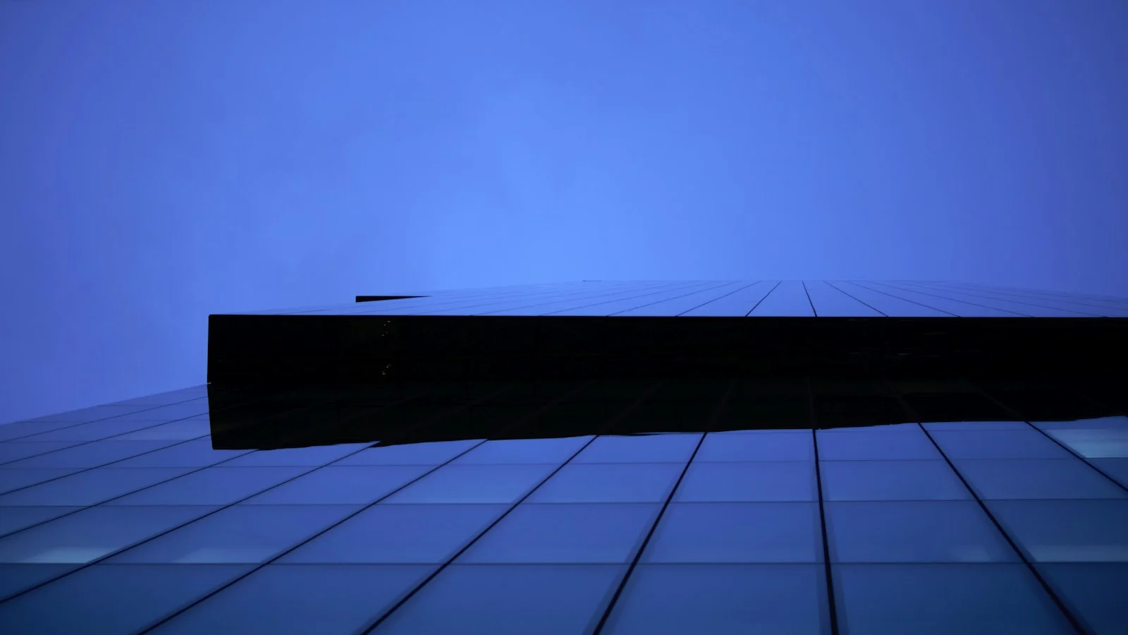 A black steel frame against the sky